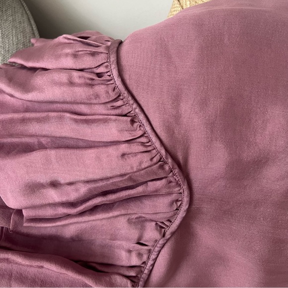 Stella McCartney Silk Chiffon bubble slip dress in Iris - Picture 8 of 13